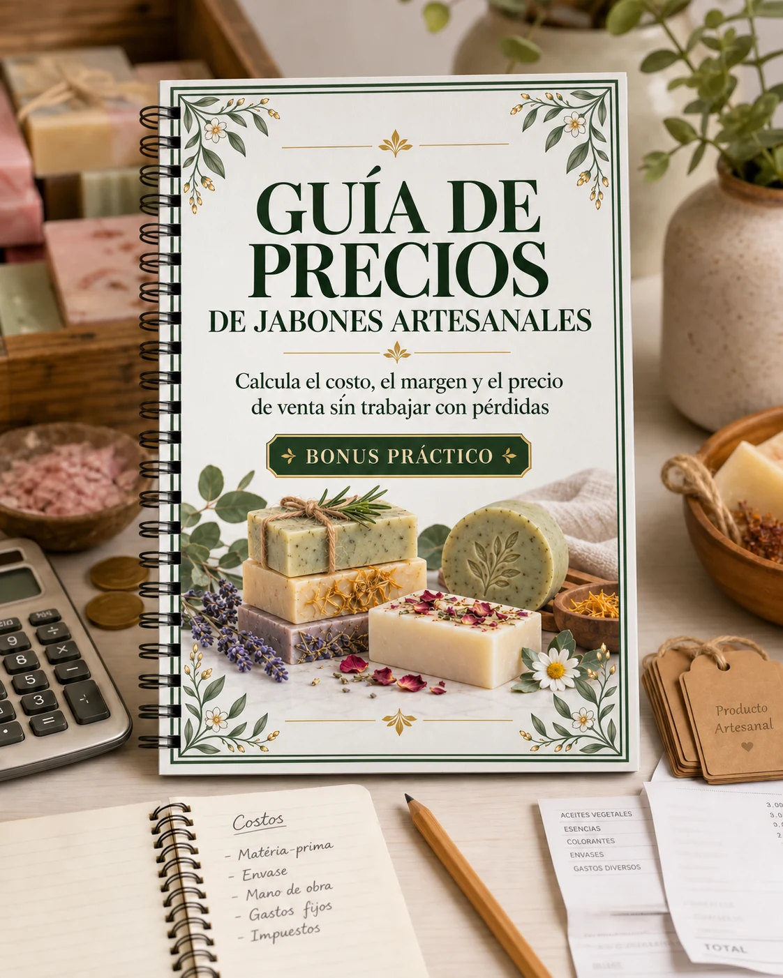 Guía para calcular precios de jabones artesanales