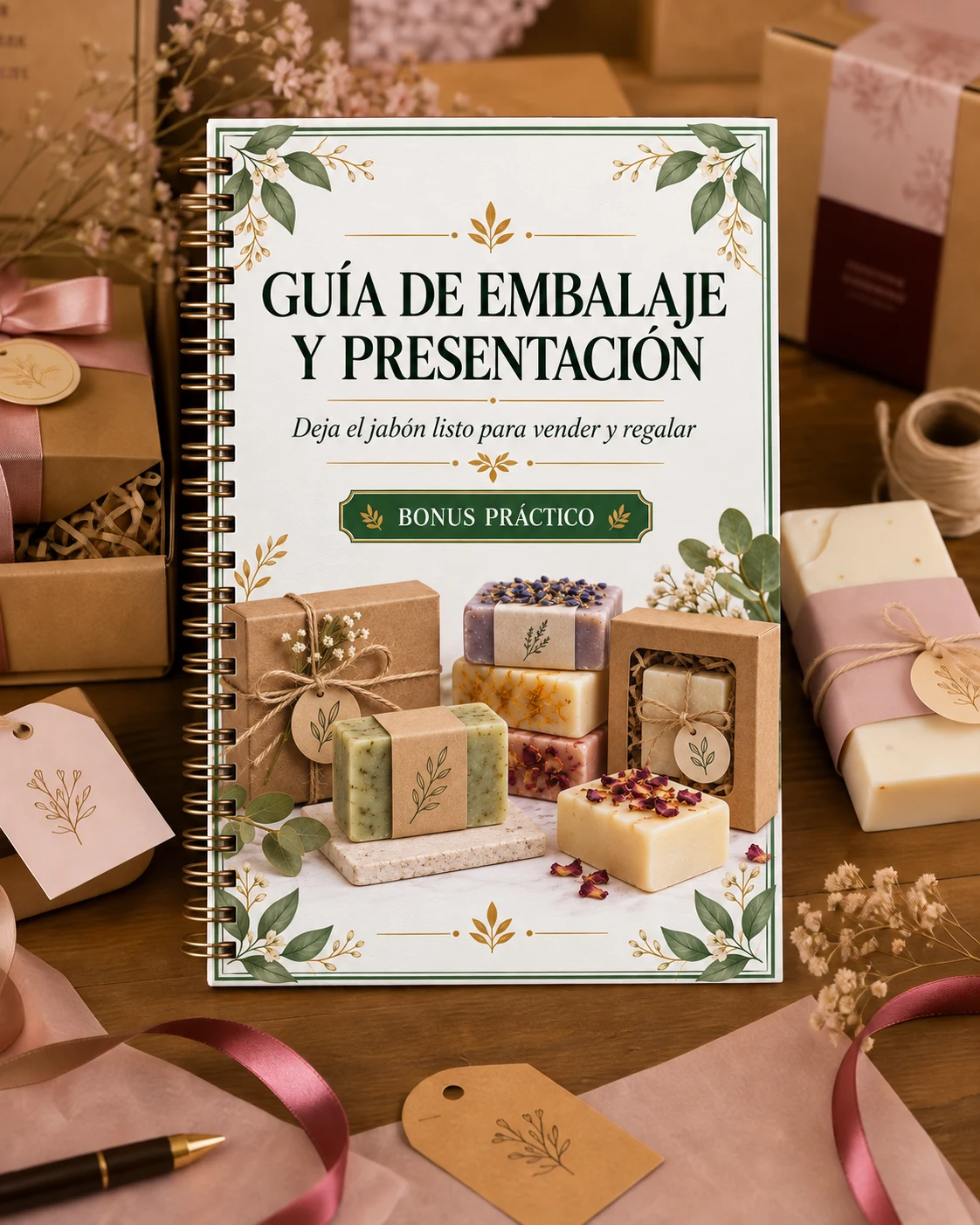 Guía de empaque y presentación para jabones artesanales